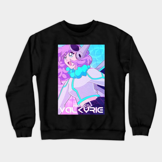 Vaporwave Ichara Crewneck Sweatshirt by zacharymorgan